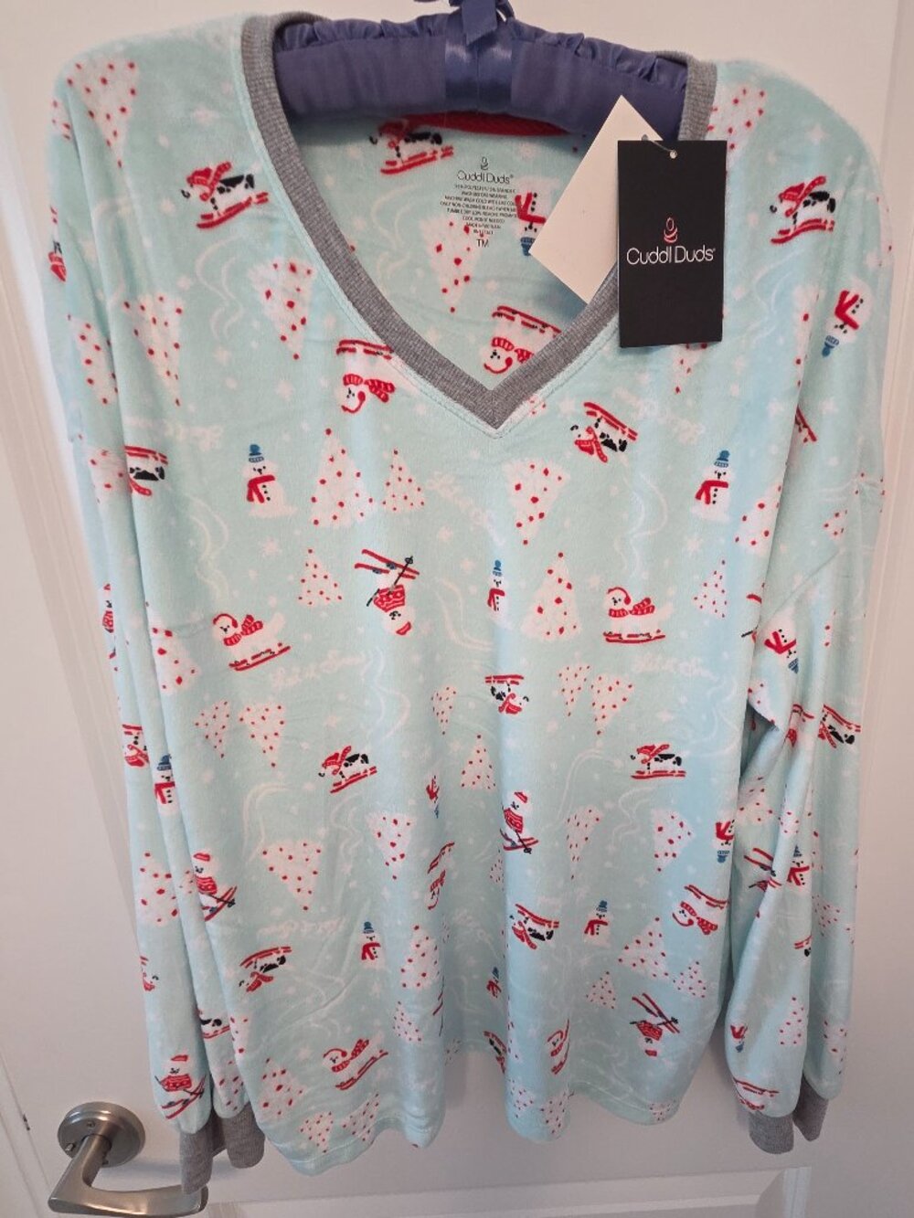 NWT CuddlDuds PJ Top TM